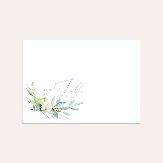 Umschlag mit Design Hochzeit - Tender Florals