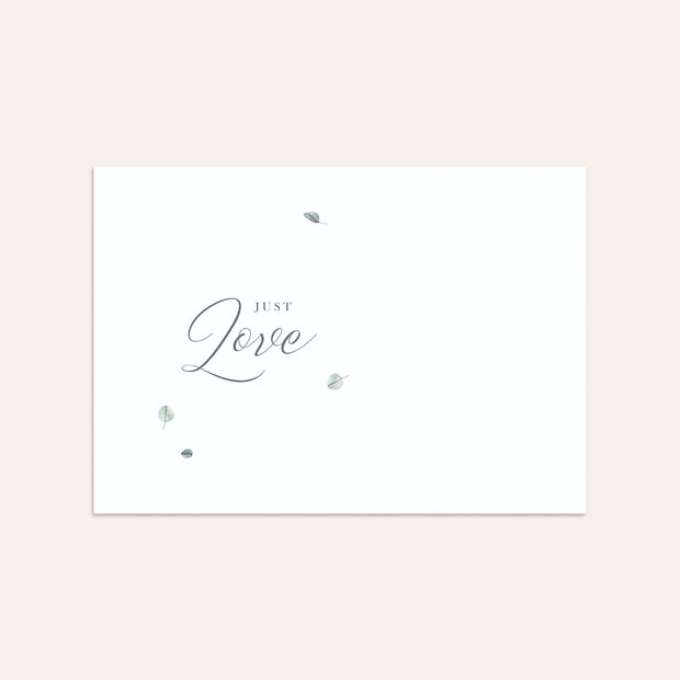 Umschlag mit Design Hochzeit - So verliebt