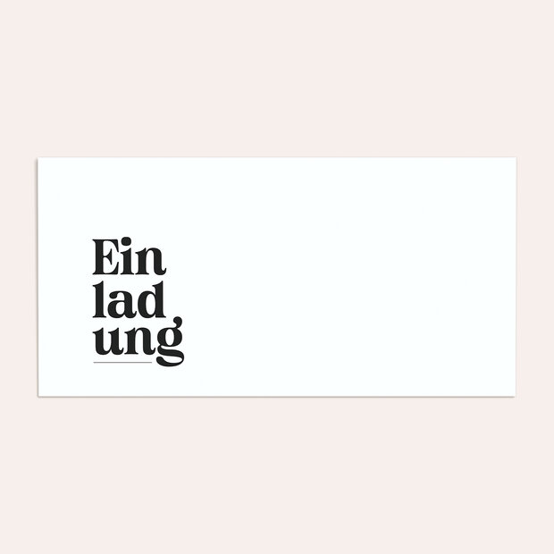 Umschlag mit Design Hochzeit - Das große Wort