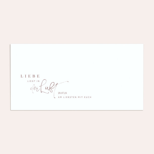Umschlag mit Design Hochzeit - Marocco