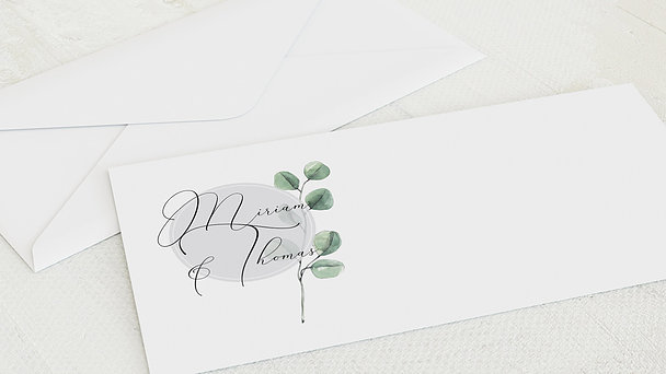 Umschlag mit Design Hochzeit - Love bubble