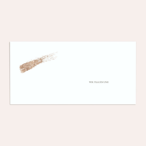 Umschlag mit Design Hochzeit - Hauch von Gold