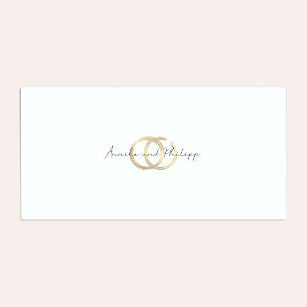 Umschlag mit Design Hochzeit - Noblesse