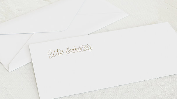 Umschlag mit Design Hochzeit - Zauberlicht