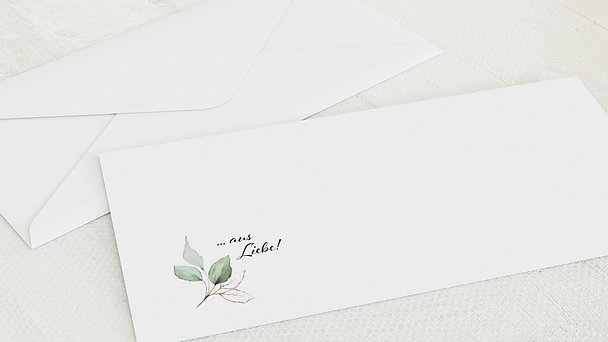 Umschlag mit Design Hochzeit - Traum der Liebe