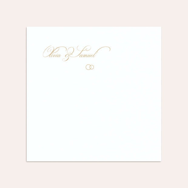 Umschlag mit Design Hochzeit - Zarte Blicke