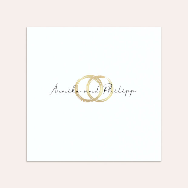 Umschlag mit Design Hochzeit - Noblesse