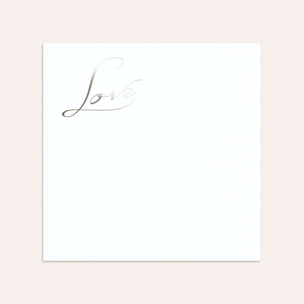 Umschlag mit Design Hochzeit - Weicher Glanz