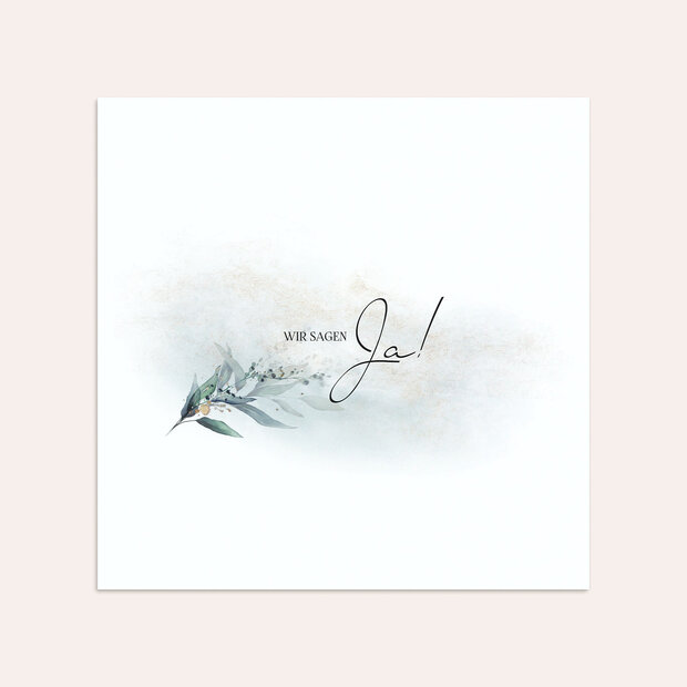 Umschlag mit Design Hochzeit - Love tale