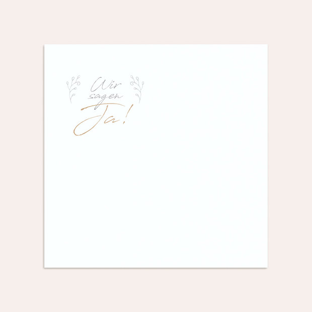 Umschlag mit Design Hochzeit - Hochzeitsgeschichten