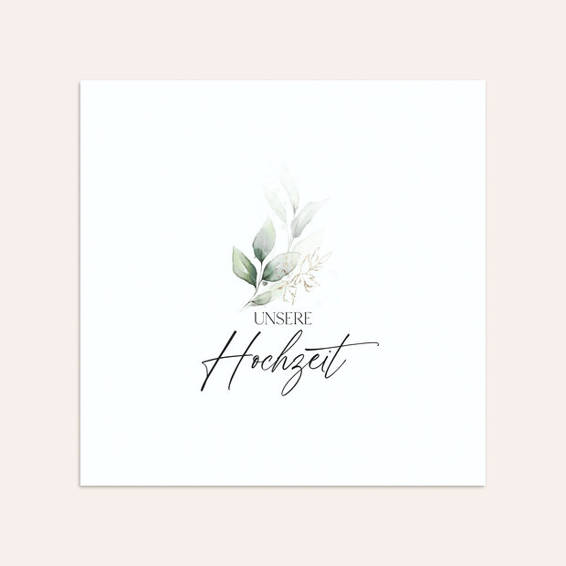 Umschlag mit Design Hochzeit - Anmutige Eleganz