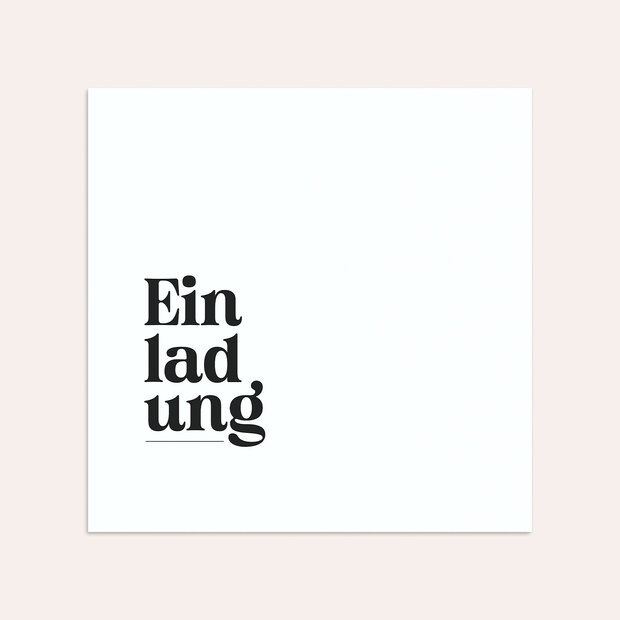 Umschlag mit Design Hochzeit - Das große Wort