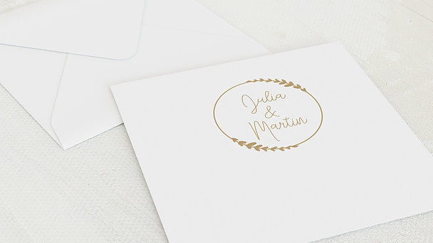 Umschlag mit Design Hochzeit - Freudenfunkeln