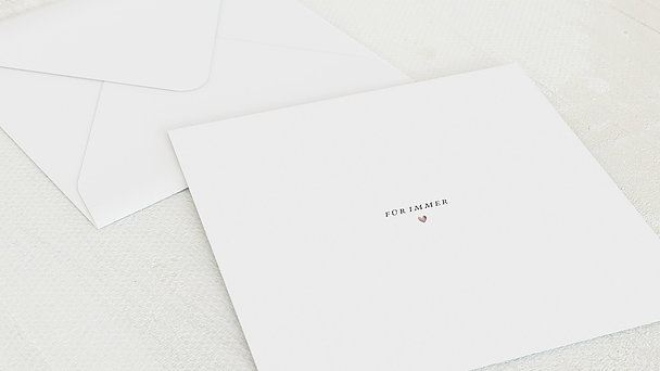 Umschlag mit Design Hochzeit - Für immer wir