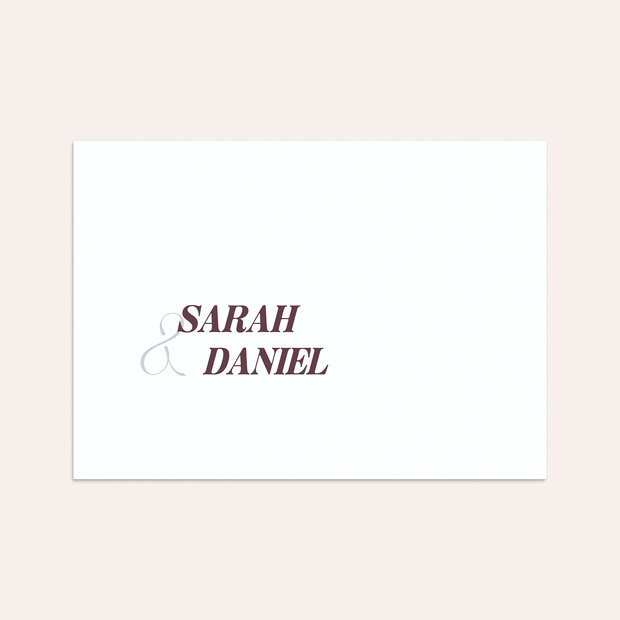 Umschlag mit Design Hochzeit - Violet Color Blocking