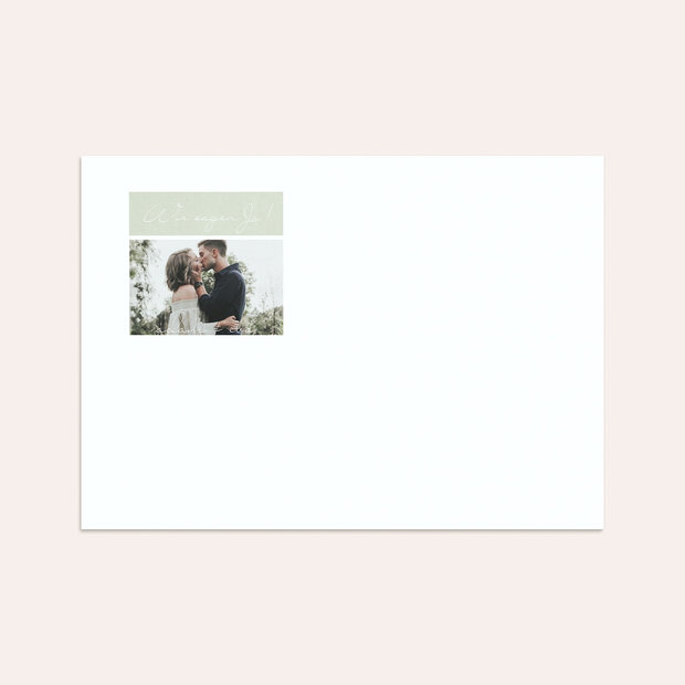 Umschlag mit Design Hochzeit - Sinnesrauschen