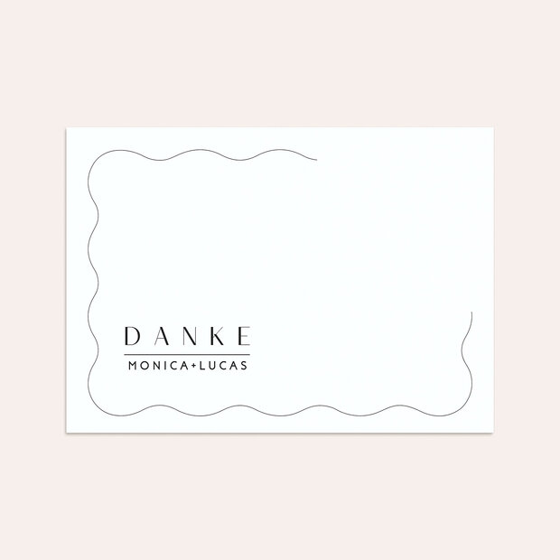 Umschlag mit Design Hochzeit - Wellenpoesie