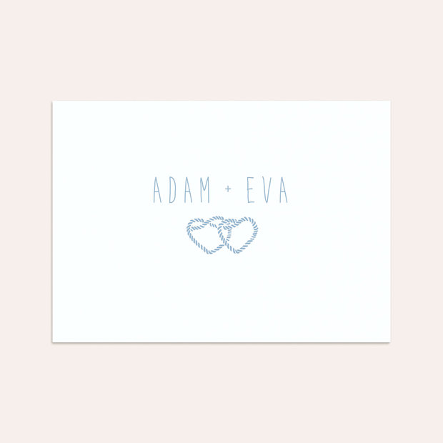 Umschlag mit Design Hochzeit - Liebesknoten