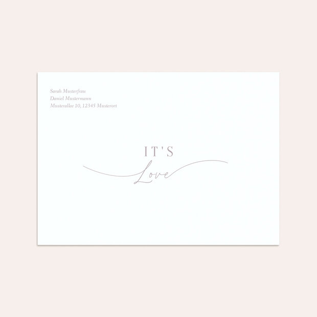 Umschlag mit Design Hochzeit - Mocha Harmonie