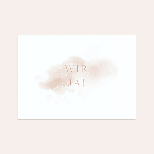 Umschlag mit Design Hochzeit - Liebesfarben