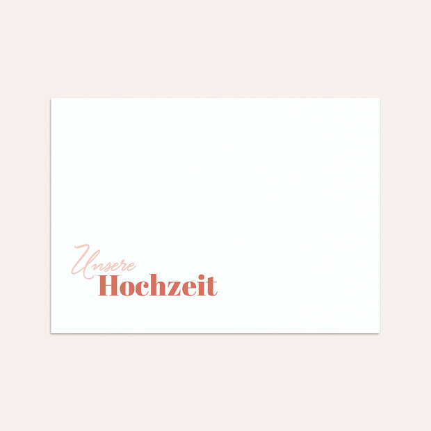 Umschlag mit Design Hochzeit - Amarena Sunset