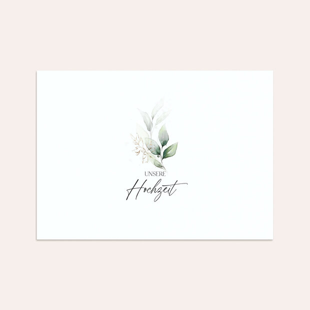 Umschlag mit Design Hochzeit - Anmutige Eleganz