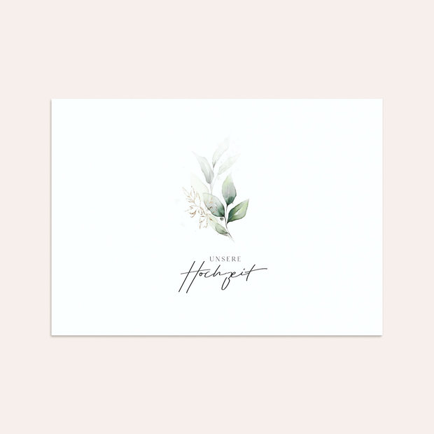 Umschlag mit Design Hochzeit - Anmutige Eleganz