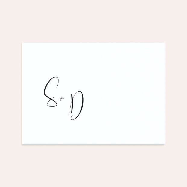 Umschlag mit Design Hochzeit - Auf immer