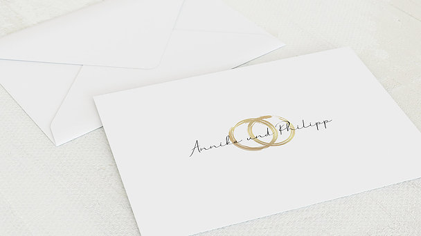 Umschlag mit Design Hochzeit - Noblesse