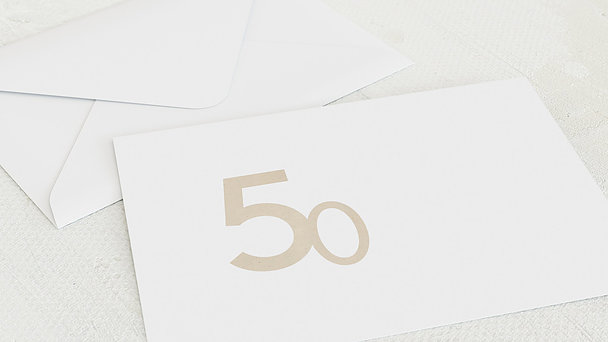 Umschlag mit Design Geburtstag - Tolle Nummer 50