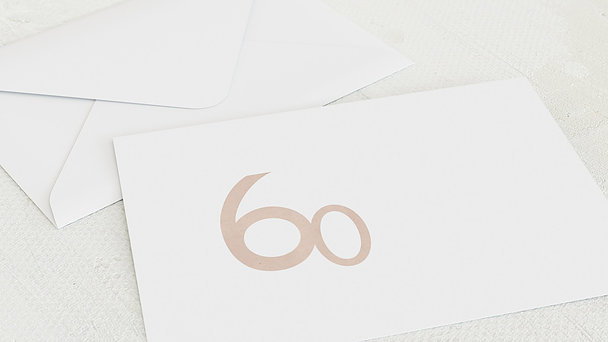 Umschlag mit Design Geburtstag - Tolle Nummer 60