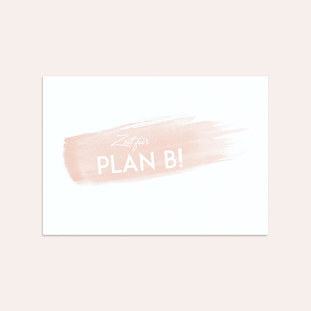 Umschlag mit Design Geburtstag - Plan B 50