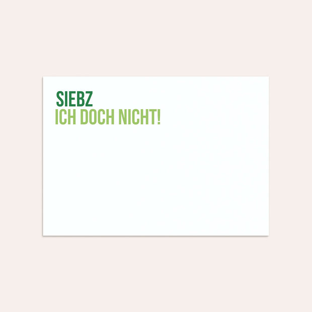 Umschlag mit Design Geburtstag - Siebzich