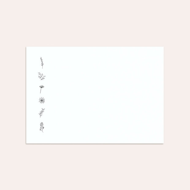 Umschlag mit Design Geburtstag - Lebensblüte 70