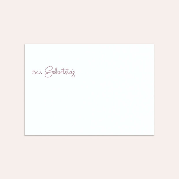 Umschlag mit Design Geburtstag - Glitterregen