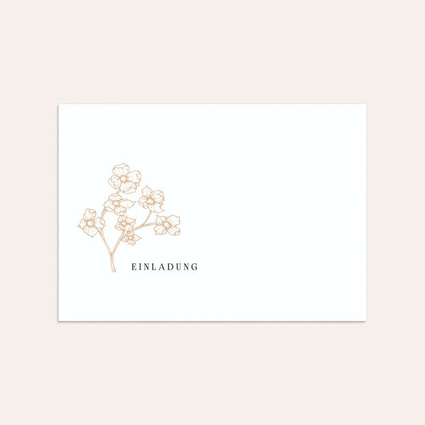 Umschlag mit Design Geburtstag - Floralis 65