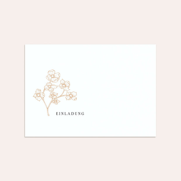 Umschlag mit Design Geburtstag - Floralis 65