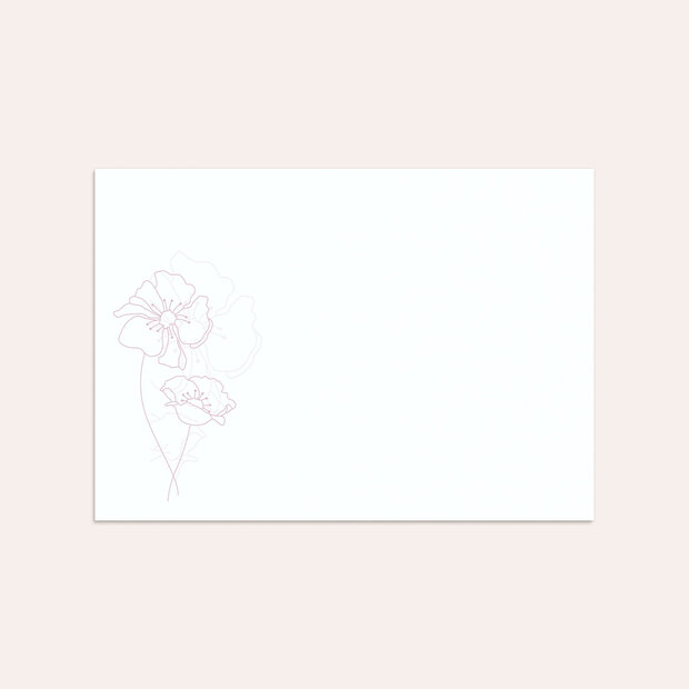 Umschlag mit Design Geburtstag - Geburtstagsblüten 80