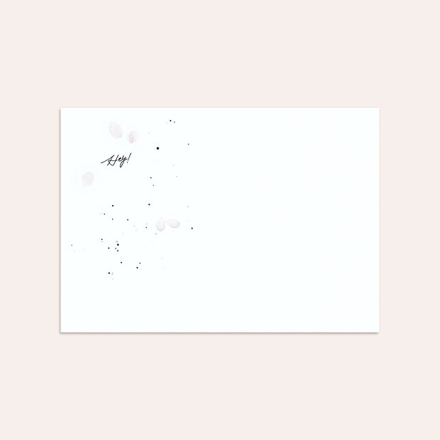 Umschlag mit Design Geburtstag - Grunge blossom 40