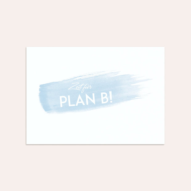 Umschlag mit Design Geburtstag - Plan B