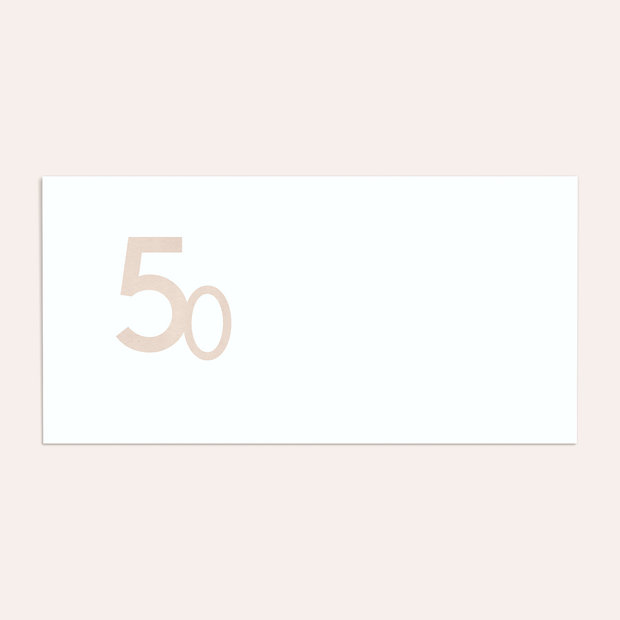 Umschlag mit Design Geburtstag - Tolle Nummer 50