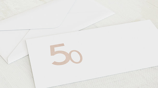 Umschlag mit Design Geburtstag - Tolle Nummer 50