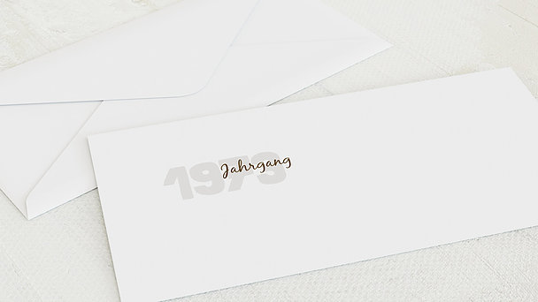 Umschlag mit Design Geburtstag - Jahrgang 1973