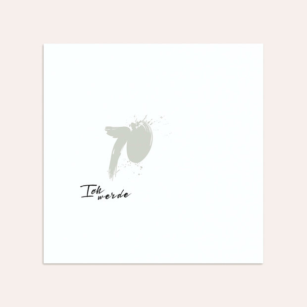 Umschlag mit Design Geburtstag - Energie 70