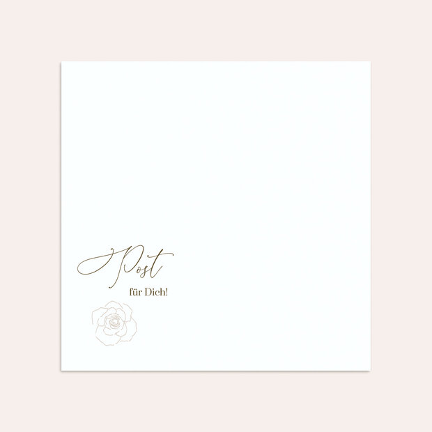 Umschlag mit Design Geburtstag - Rosenmeer