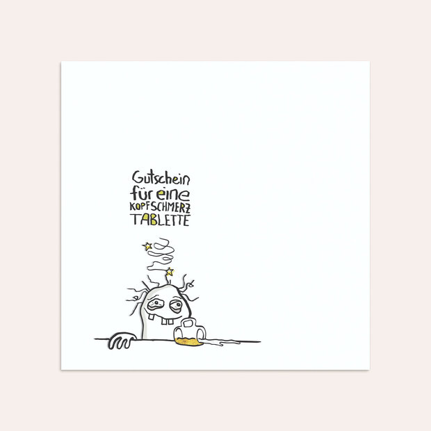 Umschlag mit Design Geburtstag - Hangover