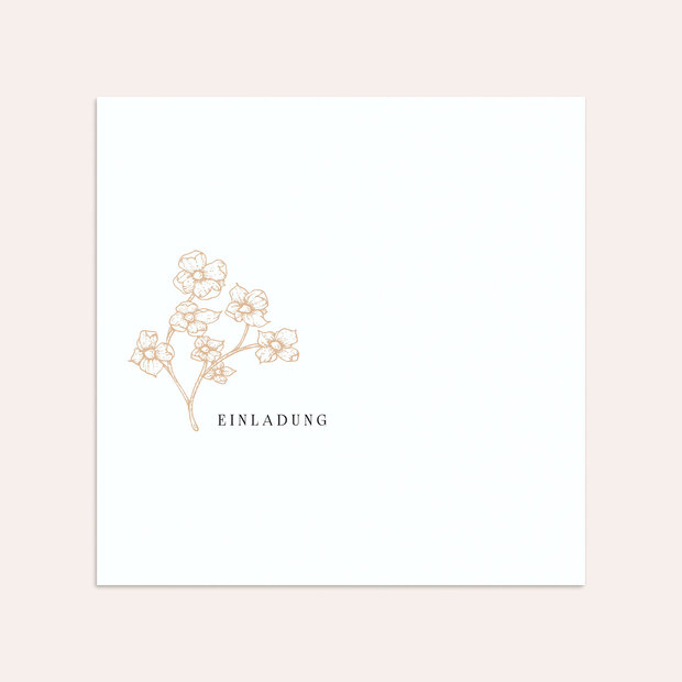 Umschlag mit Design Geburtstag - Floralis 65