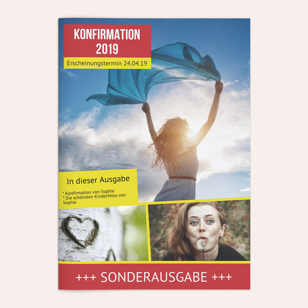 Festzeitung Konfirmation - Gossip
