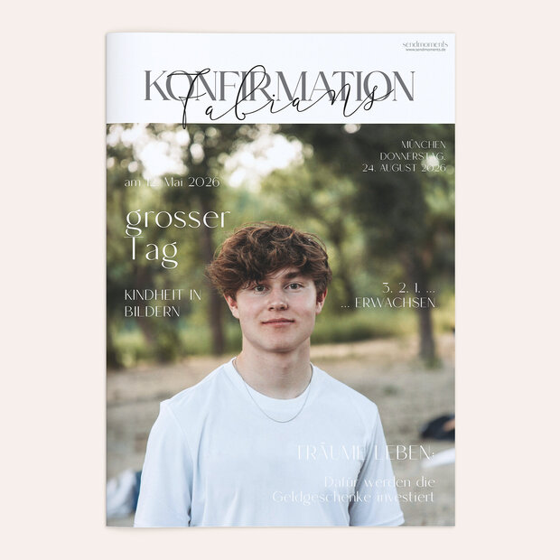 Festzeitung Konfirmation - Window of Life