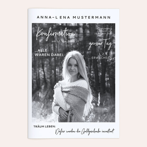 Festzeitung Konfirmation - Best Times Festschrift